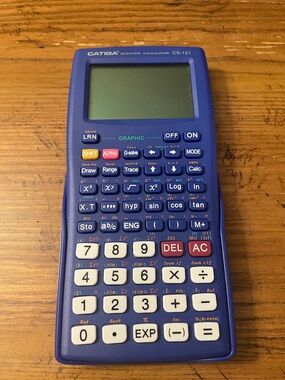 Blue Scientific Graphing Calculator CS-121